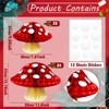 Sonwyoung 12 Pcs Mushroom Honeycomb Tissue Paper Lanterns Mushroom Honeycomb