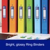Oxford Premium A4 Ring Binder, Orange Single Folder, 25mm Capacity