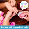 Nail Brush 4pcs Nail Brushes for Cleaning Nails Nylon Firm