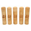 5Pcs Scattering Urns Carved Bamboo Leakproof Strong Portable Ash Scattering