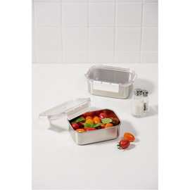 JAJU [JAJU] Stainless Modular Airtight Container 800ml White