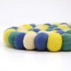 Trivet Felt Ball Fresh Blue
