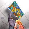 Fluorescent Light Cover for Classroom Ceiling Lights - Premium Backlit