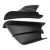 1 Pair Motorcycle Front Winglet Aerodynamic Wing Universal Black Replacement
