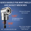Threlaco 18 Pcs Bit Holder Keychain, 1/4 3/8 1/2 Socket