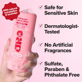O Positiv URO pH Balanced Probiotic Wash – Odor Control, pH Balance, Dryness & Irritation Support for Intimate Areas – Probiotics & Lactic Acid – 6.75 oz