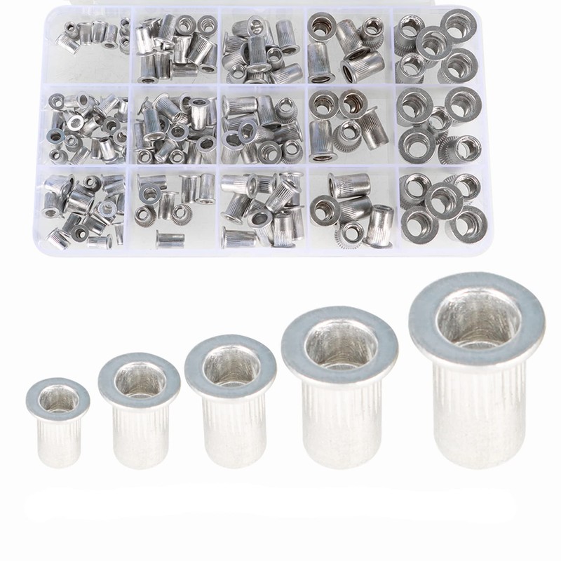 150Pcs (M3 M4 M5 M6 M8) Rivet Nuts Metric Rivet