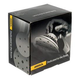 Mirka Gold Universal Sandpaper Diameter 150 mm Velcro Sanding Discs 15-Hole Grain P60 Pack of 50 / for Sanding Plaster, Spatula, Chipboard, Wood, Varnish