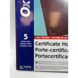 Oxford 29900585BGD Certificate Holders Letter Size Burgundy 1 Case - NEW