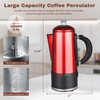 WerkWeit Electric Coffee Percolator 12 Cup Stainless Steel Percolator Coffee