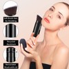 Falliny Retractable Foundation Makeup Brush, Travel Angled Kabuki Powder Brush