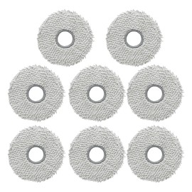 Washable Spin Mopping Pad Replacement for ECOVACS Deebot T30 Omni/ T30 Pro Omni/ T20 Omni/ T20e Omni/ T10 Omni/ X1 Omni/ X2 Omni Robot Vacuum Reusable Mop Pads (8 Pack)