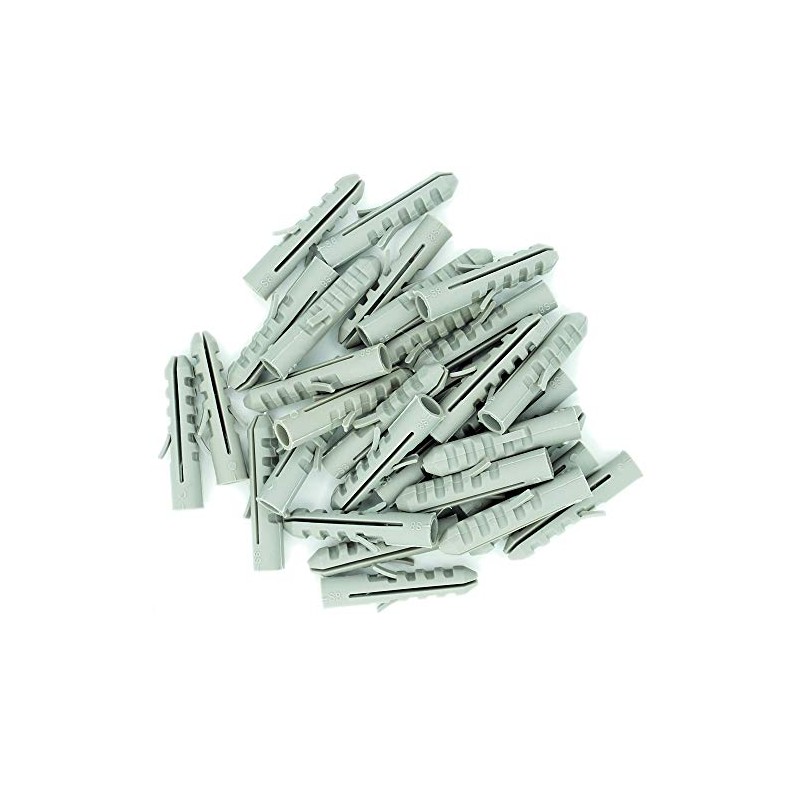 M10 (10mm x 50mm) Wall Plug (Nylon) - Nylon (Grey)
