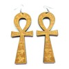 Teri's Boutique Egyptian Ankh Cross Wood Engraved Ancient Symbol of