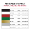 Ambro-Sol V406VE Removable Spray Film, Suitable on all Nonporous Surfaces,