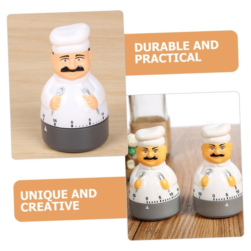Mikinona Chef Timer Mechanical Countdown Timer for Cooking Baking Precision