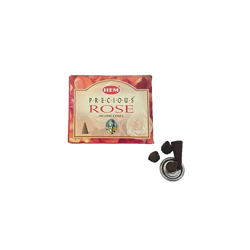 HEM Incense Precious Rose Cones Set of 3