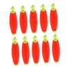 KOMBIUDA 10pcs Fishing Floats Bright Fishing Accessories for Easy Visibility