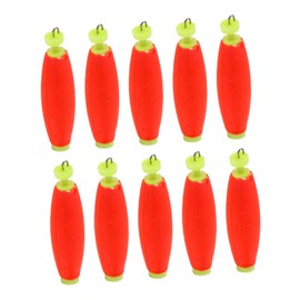 KOMBIUDA 10pcs Fishing Floats Bright Fishing Accessories for Easy Visibility Practical Use Freshwater
