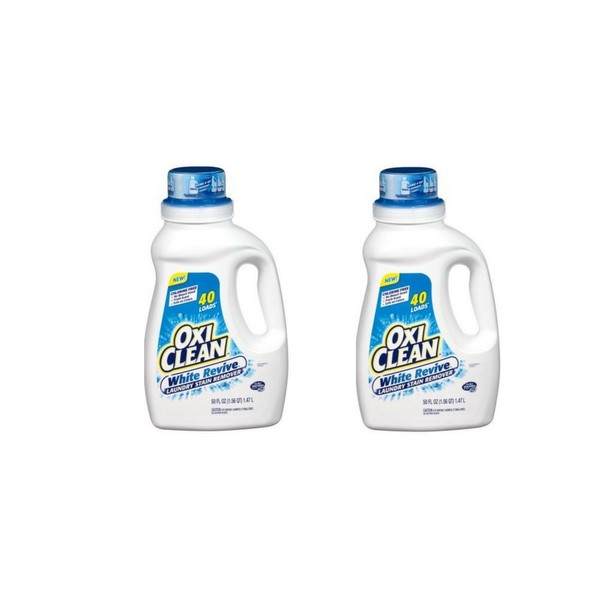OxiClean, White Revive, Laundry Stain Remover, Liquid -40 Loads (2 Pack)