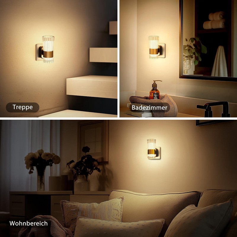 JandCase Night Light Socket, Night Light with Twilight Sensor, Dimmable