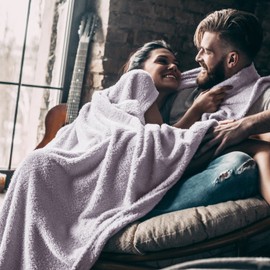 Snug Rug Blanket Fleece Blanket - Original Luxury Sherpa Throwing Warm Fleece