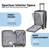 PC Hardside Carry On Luggage with Front Compartment & Spinner