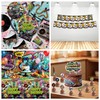 FVABO Graffiti Brick Wall Birthday Party Supplies for Retro 80s
