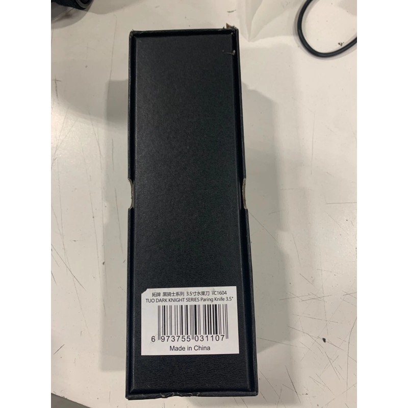 TUO Paring Knife 3.5" - Small Peeling Knife Black Titanium