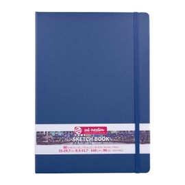 Talence Art Creation Sketchbook Drawing Notebook, 8.3 x 11.8 inches (21 x 30 cm), Navy Blue T9314-233M 452248