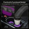 10PCS Car Interior Accessories Sets,Steering Wheel Cover, Seat Belt Cover