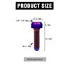 Rison Titanium Screw, M7 x 1 x 24.5 mm, M7