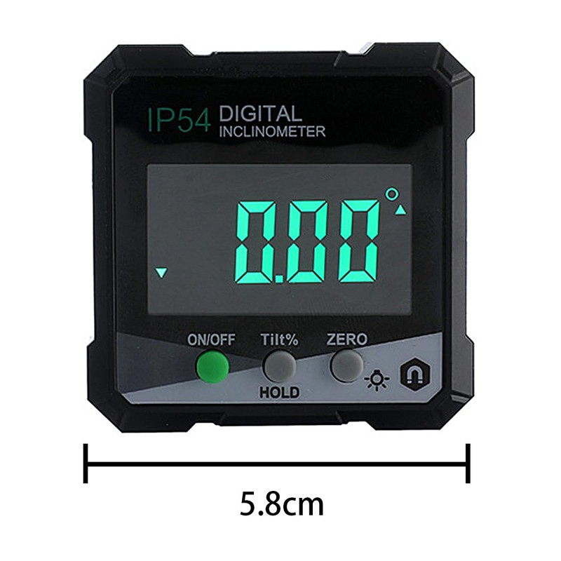 POFET Digital Protractor, Digital Spirit Level with Magnetic Base, Waterproof