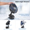 ATEngeus 4 in1 USB Fan, 8” Clip Fan, 10000mAh Rechargeable