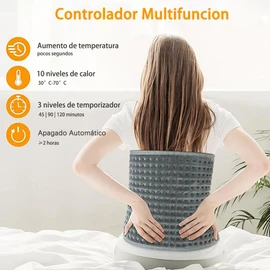 Compresas Calientes Electrica,Cojin Termico Electrico,Compresa Caliente Terapeuticas para Alivio de Hombros Espalda,Cuello,Cobija Electrica Termica Chica 6 Ajustes y Temporizador de Temperatura,Cojín Termico con Auto Apagado,Plegable y Lavable a Máquina