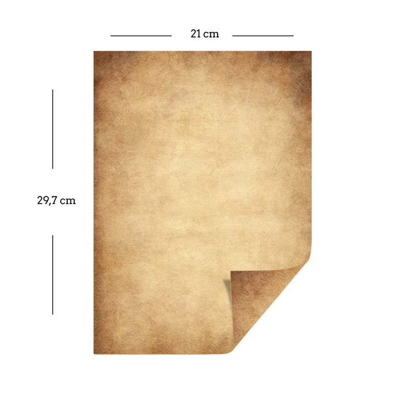 Pack of 50 Old Paper 100 g - Craft DIY