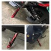 HANSWD Motorcycle Motorcycle Side Stand Foot Kickstand Height Adjustable Aluminum