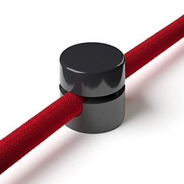 Two Piece Hook for Textile Cable, Surface-Mounted Cable Holder for Lamp