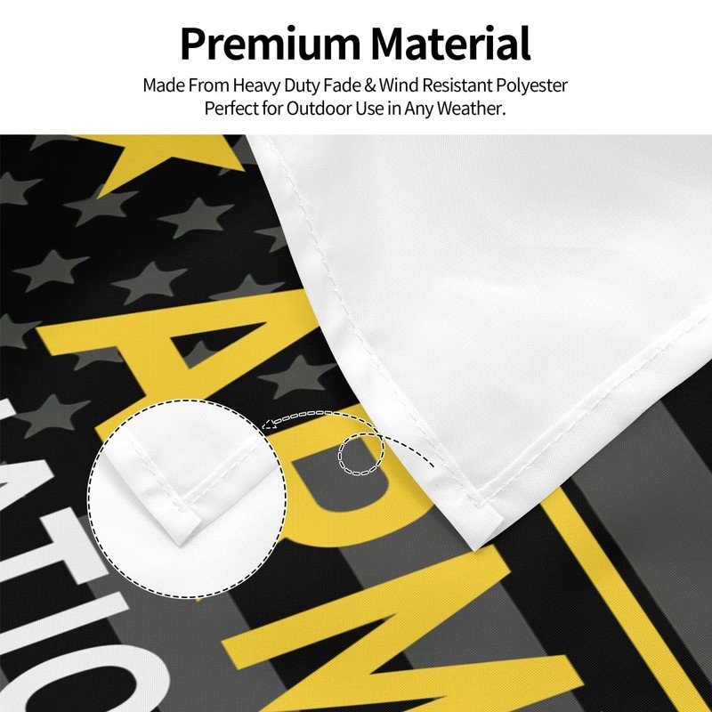 United States Army National Guard Black Flags 3x5 Ft Outdoor