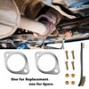 Strongthium 2 Pcs 3" Exhaust Gasket 2 Bolt for 3