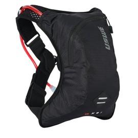 USWE Outlander XC 4L Hydration Pack, Running, Hiking Hydration Backpack with Water Bladder (1.5L/50oz) , Hydropack for Men and Women, Backpack Gear and Equipment for Cycling, MTB (Black, 4L)