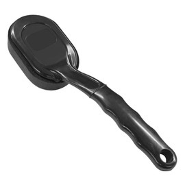 GAOLAOSY Tire Shine Applicator Brush, High-Density Sponge Tire Dressing Applicator Pad with Curved Long Handle, Multipurpose Detachable Car Detailing Cleaning Accessories (1PC)