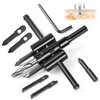 VZU Adjustable Circle Cutter, Adjustable Hole Saws for Diameter 30-300