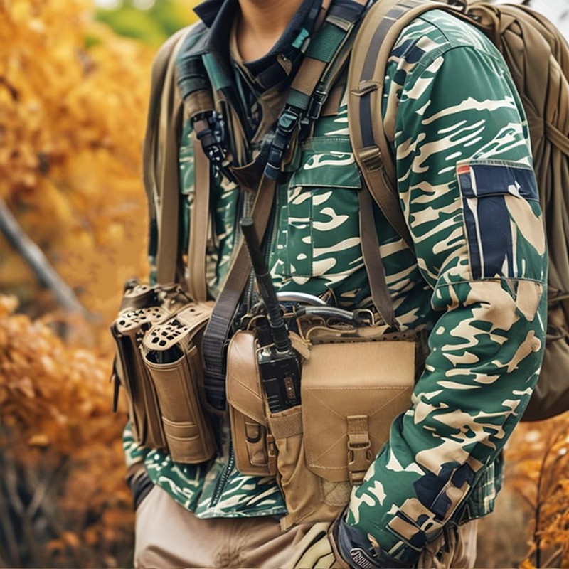 MOLLE Radio Pouch, Tactical Utility Bag (RG)