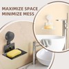 Aenfaiy Suction Cup Soap Dish for Shower (1 Pack) -