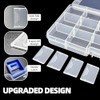 DuoFire Plastic Organizer Container Storage Box Adjustable Divider Removable Grid