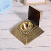 Metal Ashtray with Cover Retro Office Ornaments Smoking Gifts Egyptian