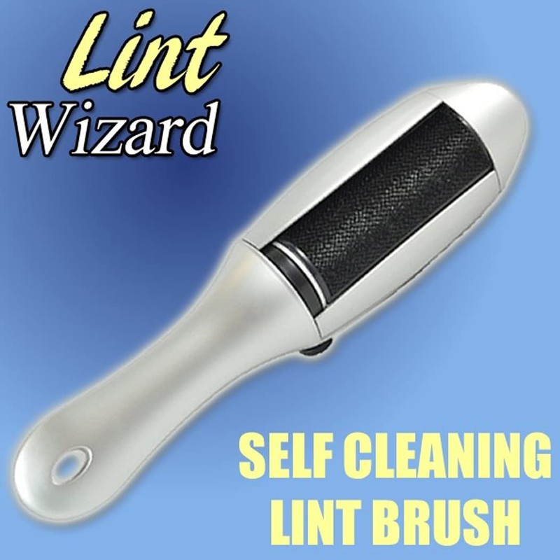 Novel Brands Magic: Self Cleaning Lint Brush, 1 Pack, White