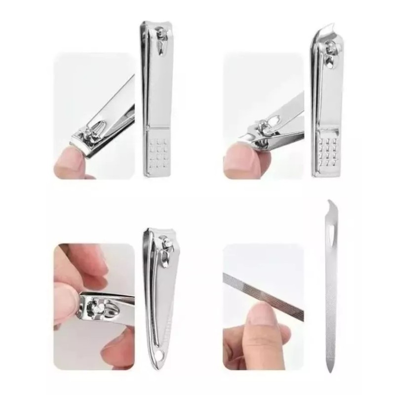 Samsara Estuche De Manucure Pedicure Set 24 Piezas Acero Inoxidable