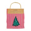 Mud Pie Scurb Cloth Set, Santa, 10" x 10"